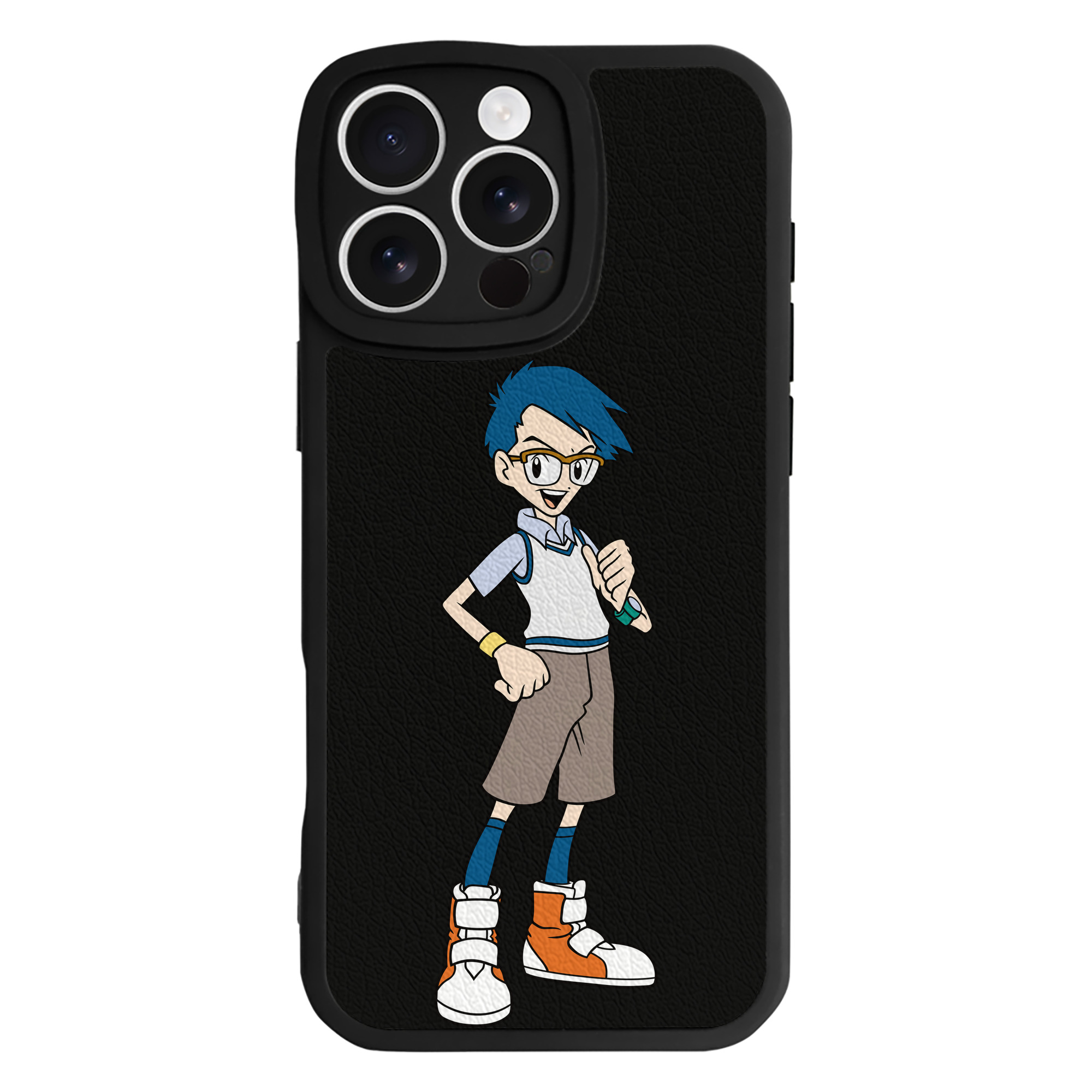 （画像用） Digimon デジタルモンスター/デジモン 【iPhone 16シリーズ対応】シリコンスマホケース（レザー調） 材質：シリコン
